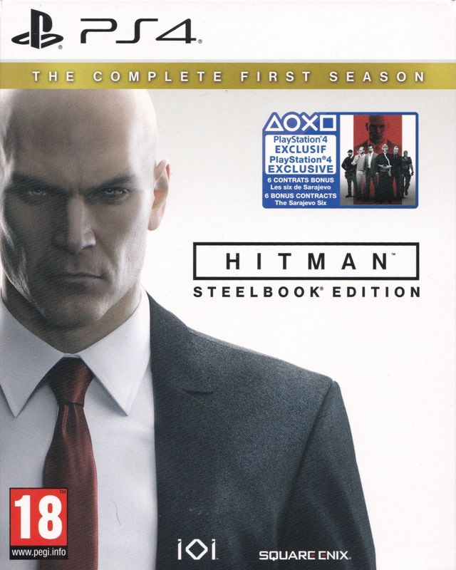Hitman: The Complete First Season box art for Playstation 4